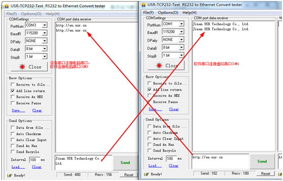 USR-TCP232-S2基本測(cè)試通信和使用方案 USR-TCP232-S2基本測(cè)試通信和使用方案