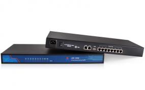 工業(yè)級八串口服務器_機架式RS232/485/422串口轉以太網聯網服務器設備