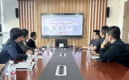 華為濟(jì)南創(chuàng)新中心代表團(tuán)拜訪山東有人物聯(lián)網(wǎng)股份有限公司